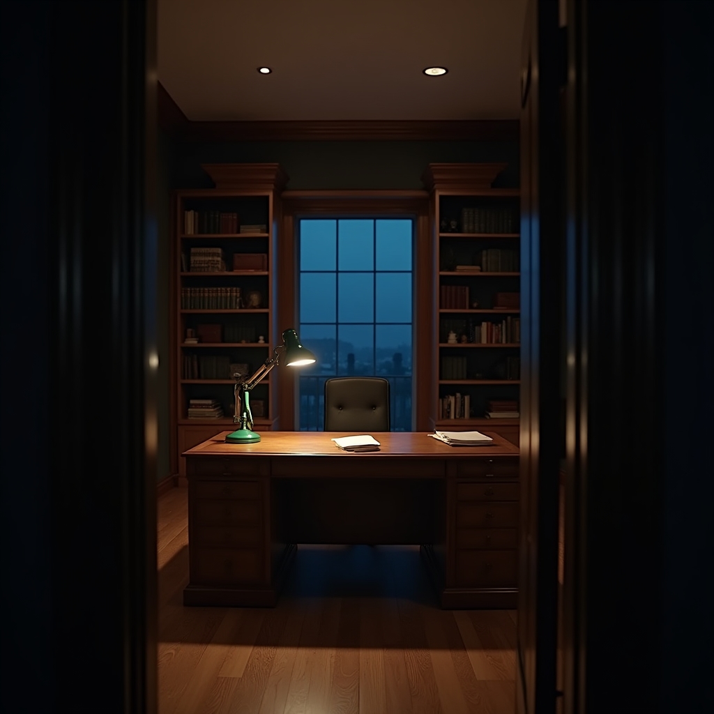 Calm workspace background